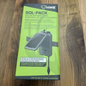HME Sol Pack Solar Battery Pack 2 In 1 Panel Battery